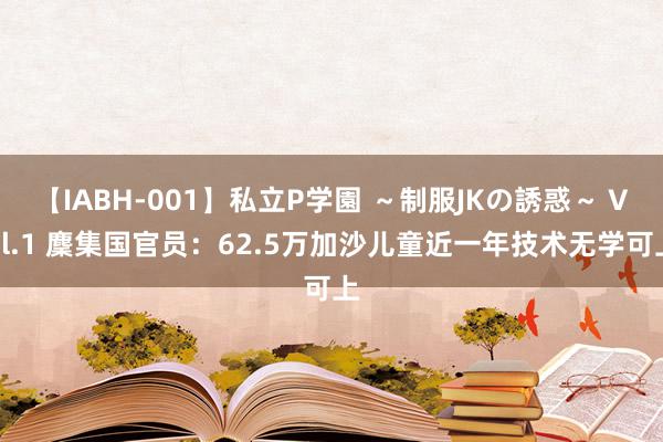 【IABH-001】私立P学園 ～制服JKの誘惑～ Vol.1 麇集国官员：62.5万加沙儿童近一年技术无学可上