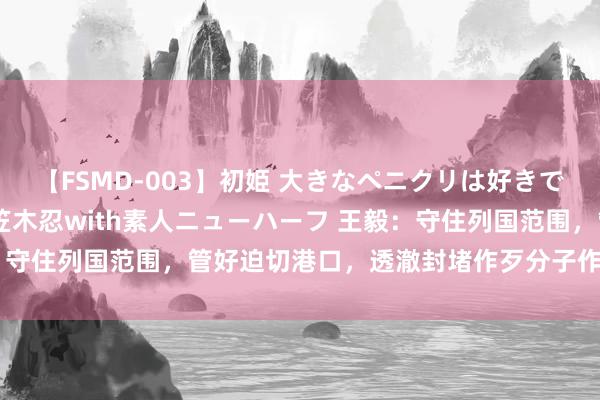 【FSMD-003】初姫 大きなペニクリは好きですか！？ ニューハーフ笠木忍with素人ニューハーフ 王毅：守住列国范围，管好迫切港口，透澈封堵作歹分子作歹逾境通谈