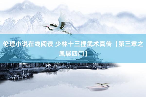 伦理小说在线阅读 少林十三捏武术真传【第三章之凤展四门】